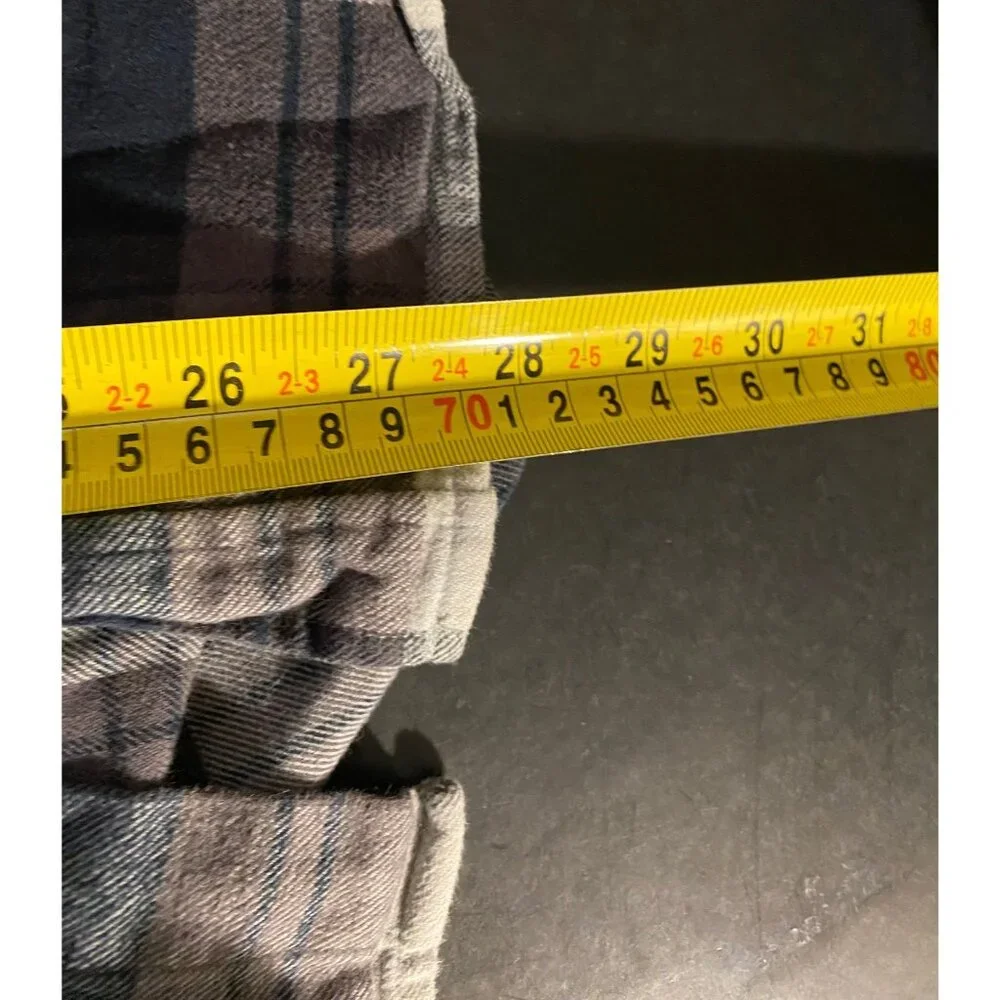 Nike 6.0 Flannel Mens L Plaid Button Long Sleeve Shirt